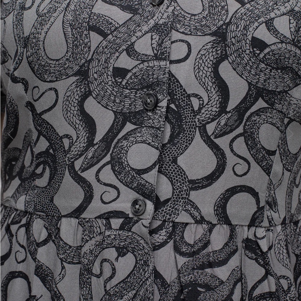 Disturbia snake print midi dress - Picture 4 of 7